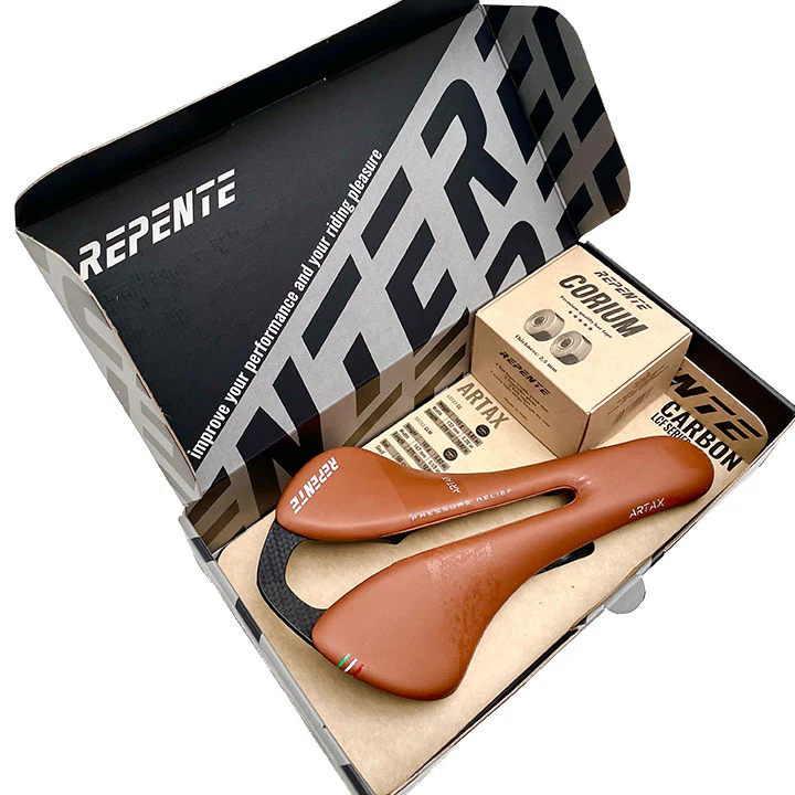 Набор Repente Artax GLM SET Brown (велосипедное седло + обмотка руля)